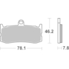 BREMBO Remblokken Road/Sport Gesinterd Metaal 07GR06SR