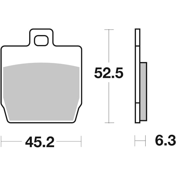 BREMBO Plaquettes de frein moto Scooter Organique 07066CC