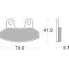 BREMBO Plaquettes de frein moto Scooter Organique 07062CC