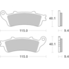 BREMBO Plaquettes de frein moto Scooter Organique 07034CC
