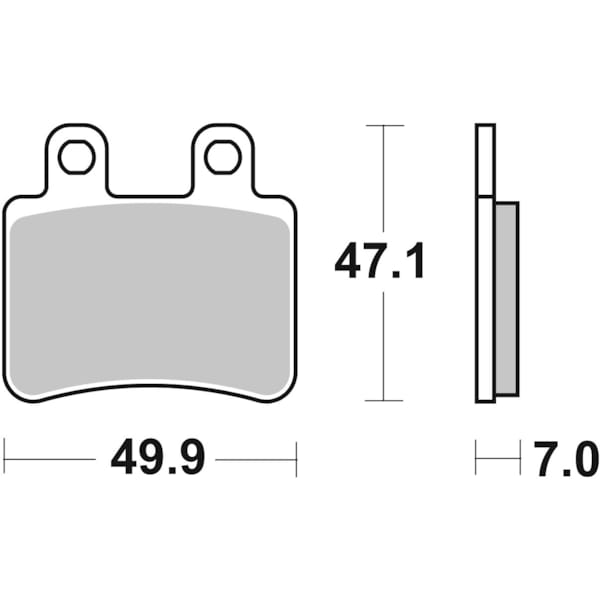 BREMBO Brake Pads Scooter Organic 07048CC