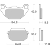 BREMBO Plaquettes de frein moto Scooter Organique 07022CC