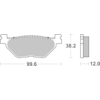 BREMBO Plaquettes de frein moto Scooter Métal Fritté 07052XS
