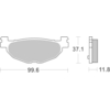 BREMBO Plaquettes de frein moto Scooter Métal Fritté 07059XS