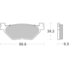 BREMBO Plaquettes de frein moto Route Métal Fritté 07YA39SP