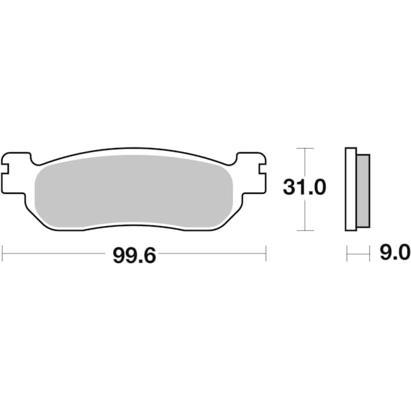 BREMBO Brake Pads Road Organic 07YA3707