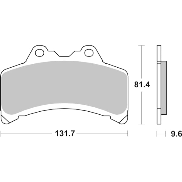 BREMBO Plaquettes de frein moto Route Organique 07YA3108
