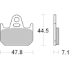 BREMBO Plaquettes de frein moto Route Organique 07YA29CC