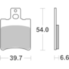 BREMBO Plaquettes de frein moto Scooter Organique 07086CC