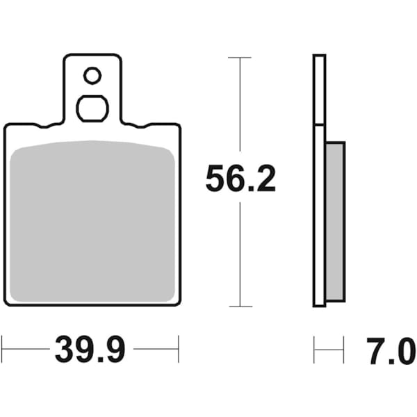 BREMBO Brake Pads Scooter Organic 07088CC