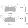 BREMBO Plaquettes de frein moto Scooter Organique 07093CC