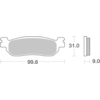 BREMBO Plaquettes de frein moto Scooter Organique 07043CC