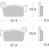 BREMBO Remblokken Off Road Gesinterd Metaal 07YA41SX