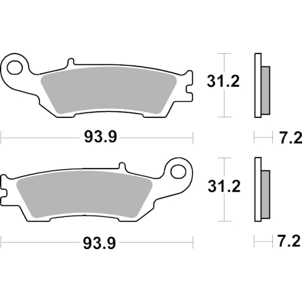 BREMBO Brake Pads Off Road Sintered 07YA47SD