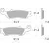 BREMBO Remblokken Off Road Gesinterd Metaal 07YA47SD