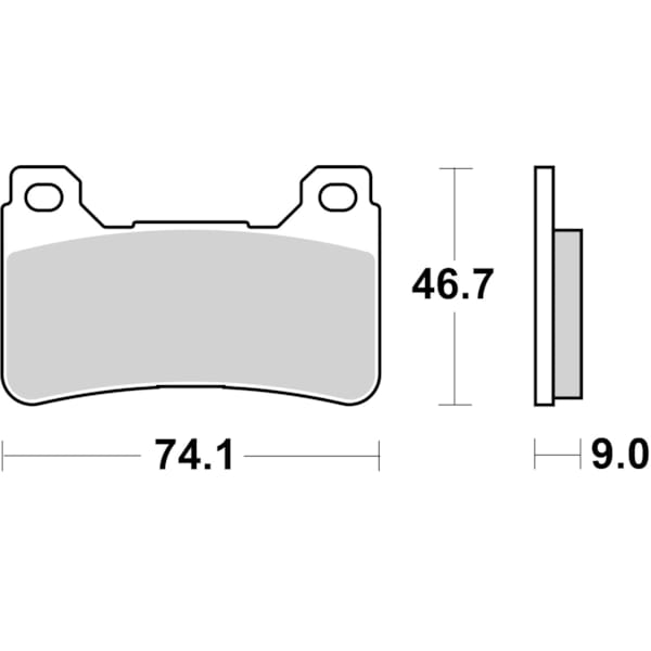 BREMBO Brake Pads Road/Sport Organic 07HO50RC