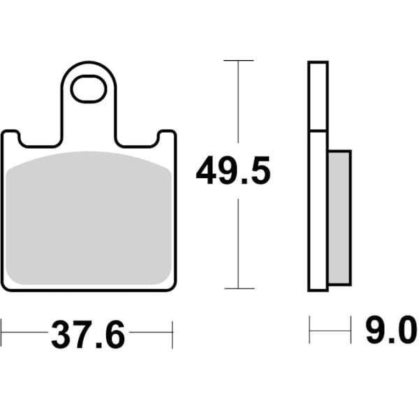 BREMBO Brake Pads Road/Sport Organic 07KA28RC