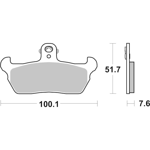 BREMBO Brake Pads Road Organic 07BB1606