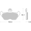 BREMBO Remblokken Road Organisch 07BB2407