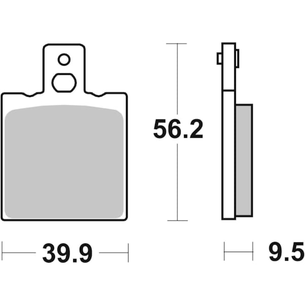 BREMBO Plaquettes de frein moto Route Organique 07HO33CC