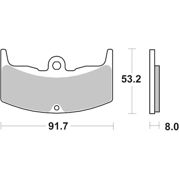 BREMBO Plaquettes de frein moto Route Organique 07HO1406