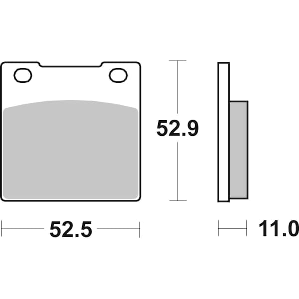 BREMBO Brake Pads Road Organic 07HO0712