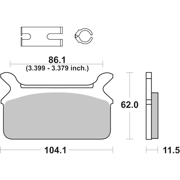 BREMBO Plaquettes de frein moto Route Organique 07HD0910