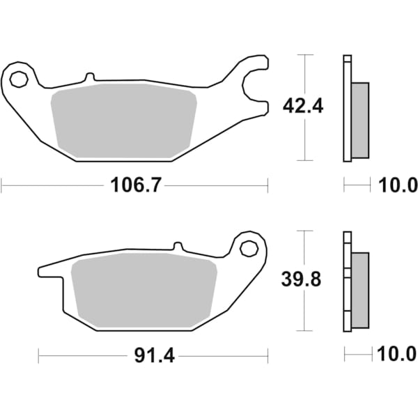 BREMBO Brake Pads Road Organic 07HO4905