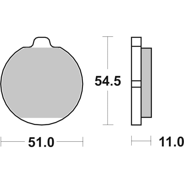 BREMBO Plaquettes de frein moto Route Organique 07KA0414
