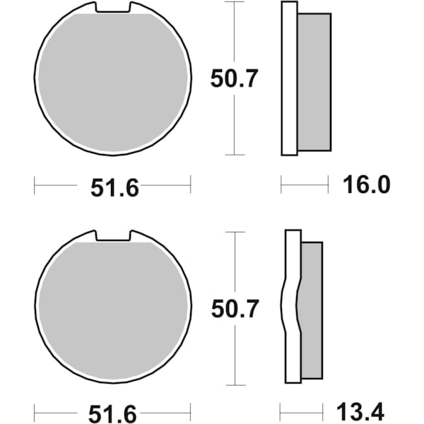 BREMBO Brake Pads Road Organic 07KA0328