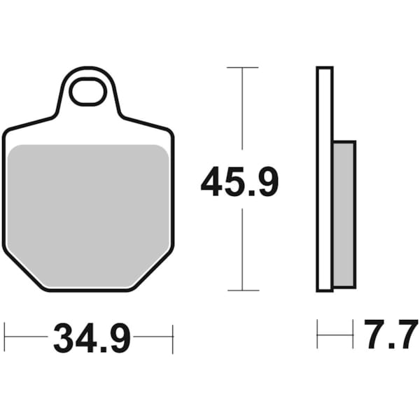 BREMBO Brake Pads Off Road Sintered 07GR76SX