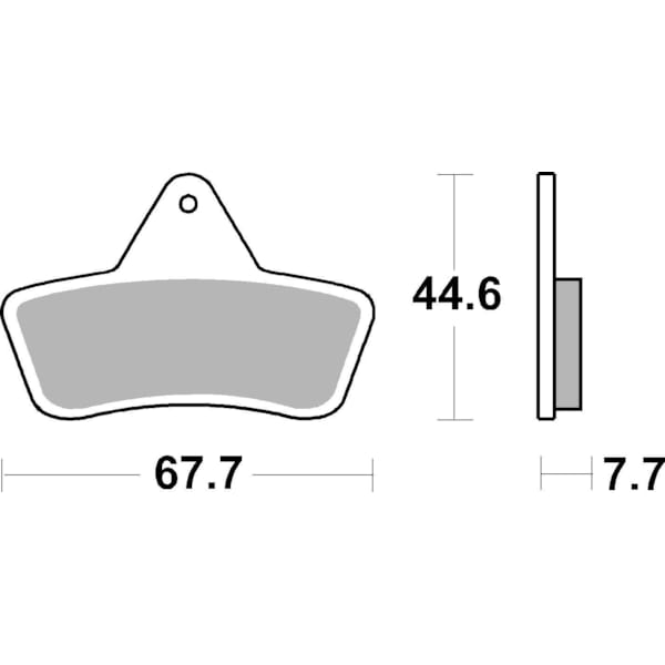 BREMBO Plaquettes de frein moto Off Road Métal Fritté 07GR54SD
