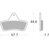 BREMBO Remblokken Off Road Gesinterd Metaal 07GR54SD