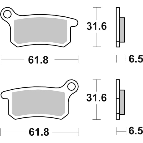 BREMBO Brake Pads Off Road Sintered 07GR69SD