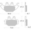 BREMBO Plaquettes de frein moto Off Road Métal Fritté 07GR52SD