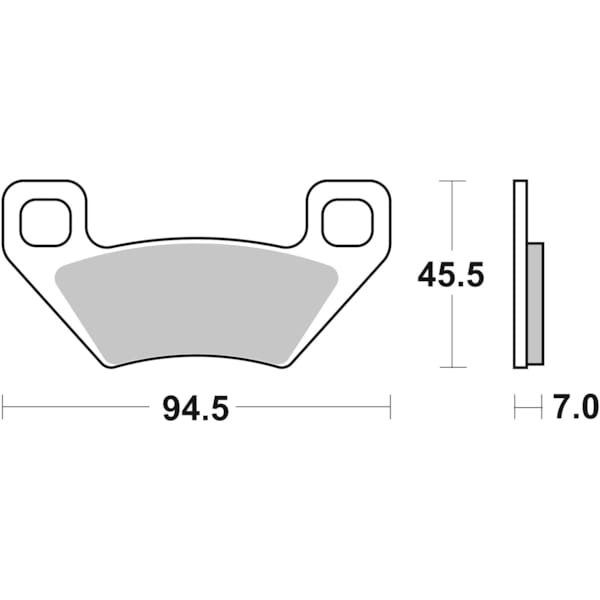 BREMBO Brake Pads Off Road Sintered 07GR53SD
