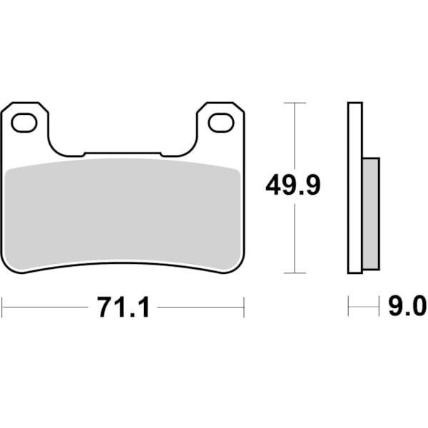 BREMBO Brake Pads Road/Sport Organic 07SU27RC