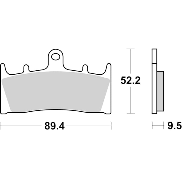 BREMBO Brake Pads Road/Sport Organic 07SU19RC
