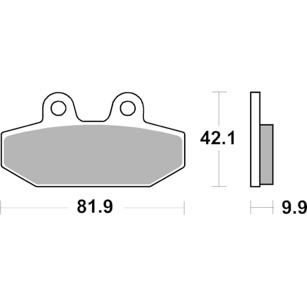 BREMBO Plaquettes de frein moto Road Métal Fritté 07HD23SP