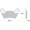 BREMBO Plaquettes de frein moto Off Road Métal Fritté 07PO07SD