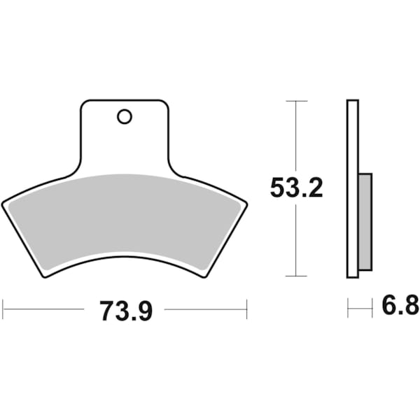 BREMBO Plaquettes de frein moto Off Road Métal Fritté 07PO04SD