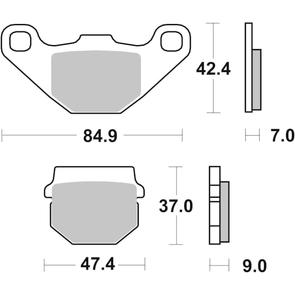 BREMBO Brake Pads Off Road Sintered 07KA07SX