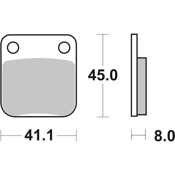 BREMBO Brake Pads Off Road Sintered 07HO09SX