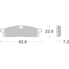 BREMBO Remblokken Off Road Gesinterd Metaal 07YA16SX