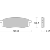 BREMBO Plaquettes de frein moto Off Road Métal Fritté 07YA13SD