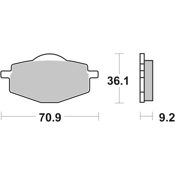 BREMBO Plaquettes de frein moto Off Road Métal Fritté 07YA14SX