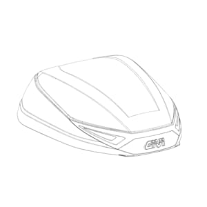 Case bottom & lid cases GIVI C30 Top Shell C30N ZC30CNMR