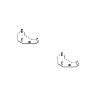 Pièces GIVI ALASKA Deux stabilisateurs inférieur arrière Z3597R