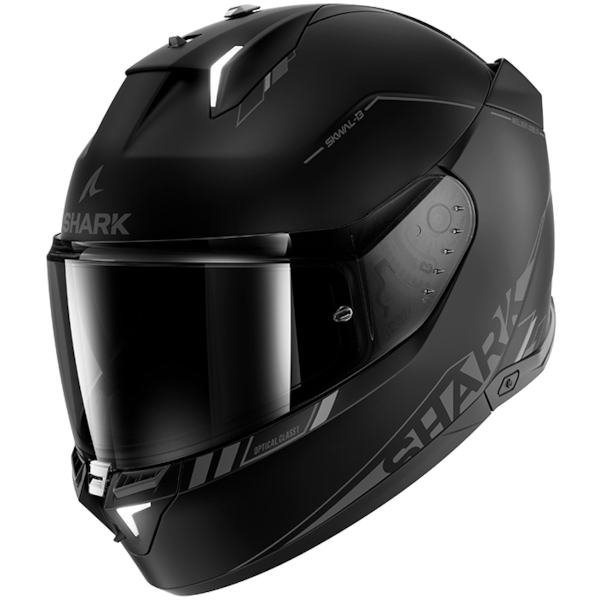 SHARK Skwal i3 Blank SP Mat Noir-Anthracite-Noir KAK