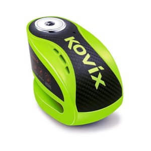 Schijfremslot KOVIX KNX10 Alarm Fluo Groen